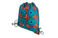 DC1 AFRICAN ETHNIC TRIBAL FABRIC BACKPACK JAY