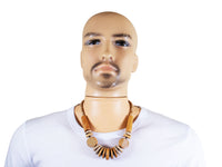 DC1 AFRICAN ETHNIC TRIBAL WOODEN NECKLACE AZP