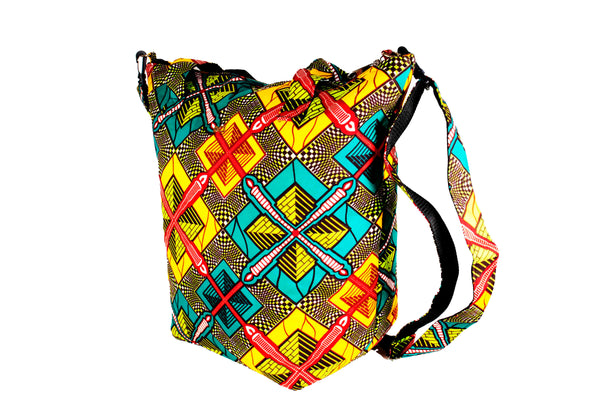 DC1 AFRICAN ETHNIC TRIBAL FABRIC TRAVELLING BAG BXX