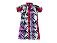 DC1 AFRICAN ETHNIC TRIBAL ''TIE AND DYE'' GIRL DRESS DOD