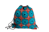 DC1 AFRICAN ETHNIC TRIBAL FABRIC BACKPACK JAY