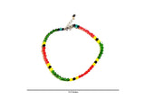 DC1 AFRICAN ETHNIC TRIBAL ADJUSTABLE BEAD ANKLET JTY