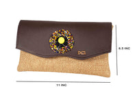 DC1 AFRICAN ETHNIC TRIBAL LEATHER WOMEN HANDBAG XLO