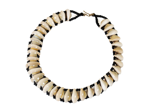 DC1 AFRICAN ETHNIC TRIBAL COWRIE NECKLACE KXJ