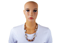DC1 AFRICAN ETHNIC TRIBAL BEADED NECKLACE MYN