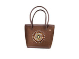 DC1 AFRICAN ETHNIC TRIBAL LEATHER WOMEN HANDBAG OGO