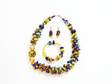 DC1 AFRICAN ETHNIC TRIBAL BEADED NECKLACE ORE