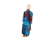 DC1 AFRICAN ETHNIC TRIBAL FABRIC  WOMEN DRESS SQP