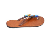 DC1 AFRICAN ETHNIC TRIBAL LEATHER WOMEN SLIPPERS ZOW